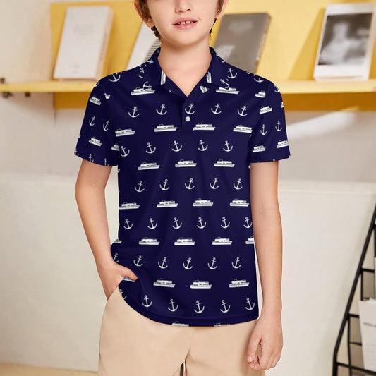 Kids' UPF50+ Polo Shirt