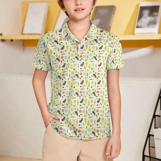 Kids' UPF50+ Polo Shirt