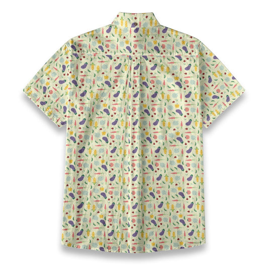 Men's Cotton Button-Up Shirt