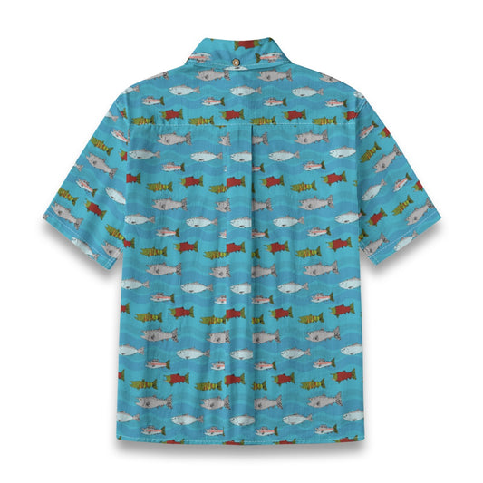 Kids' Cotton Button-Up Shirt