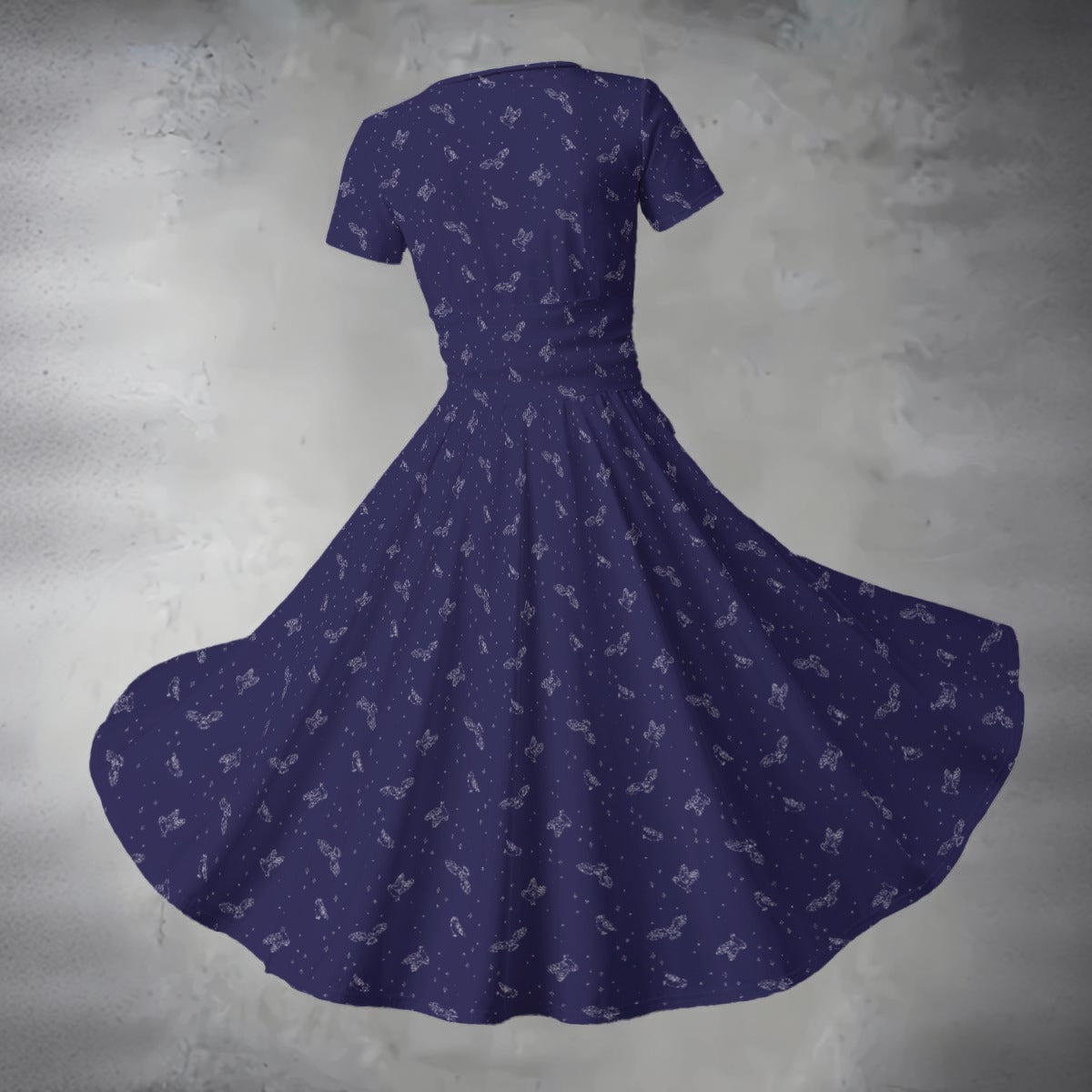 Women's Midi V-Neck Dress