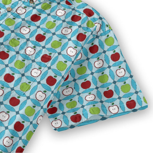 Men's Cotton Button-Up Shirt