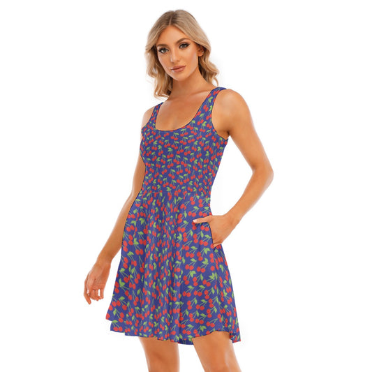 Women's Sleeveless Twirl Dress