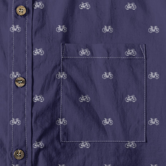 Men's Cotton Button-Up Shirt
