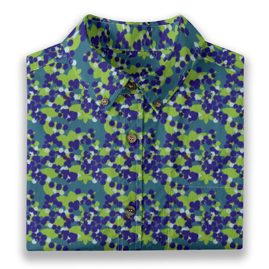 Men's Cotton Button-Up Shirt