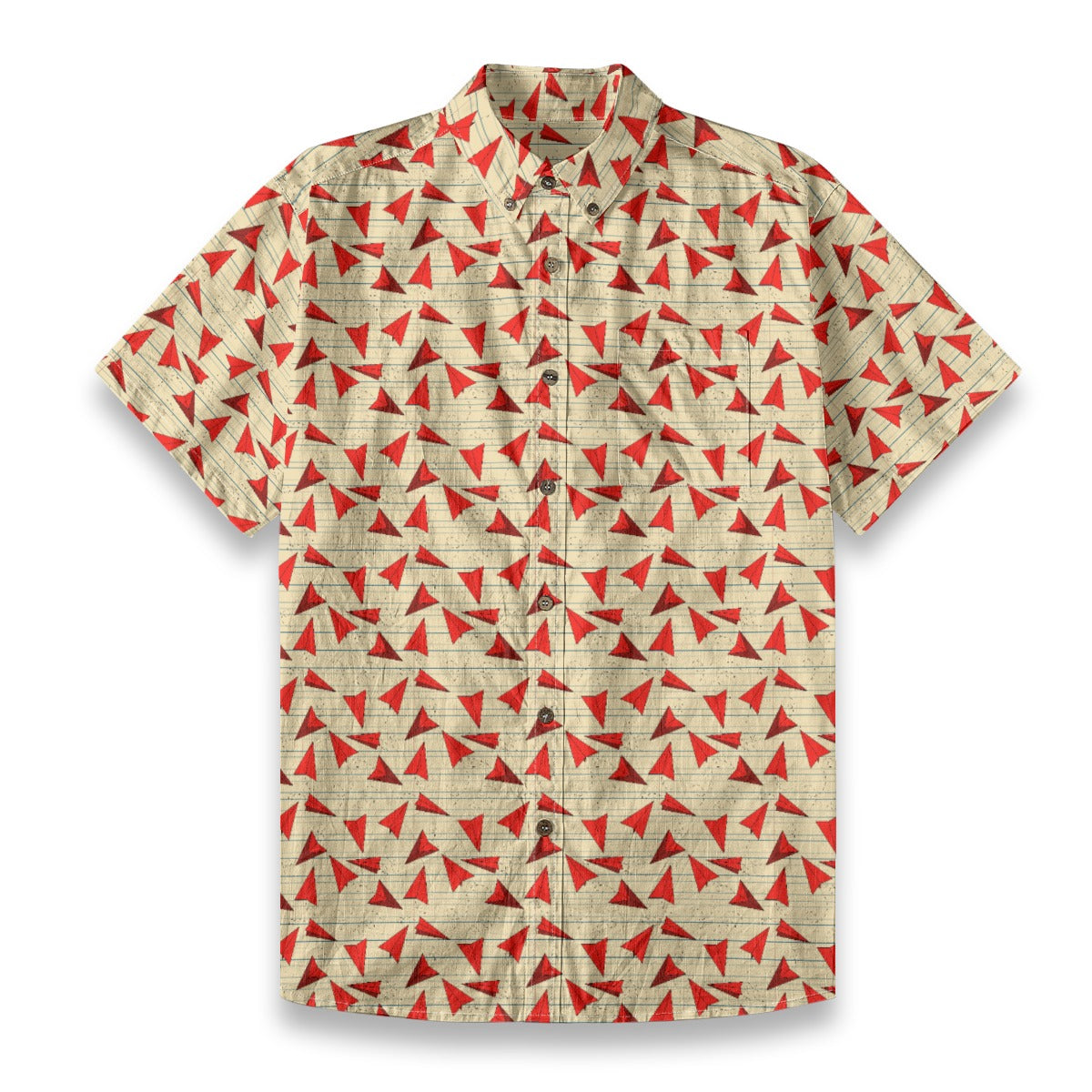 Men's Cotton Button-Up Shirt