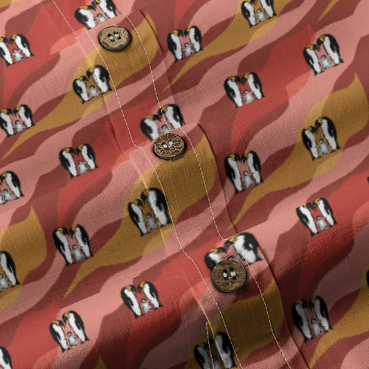 Men's Cotton Button-Up Shirt