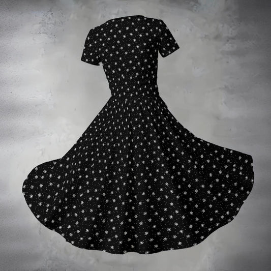 Women's Midi V-Neck Dress