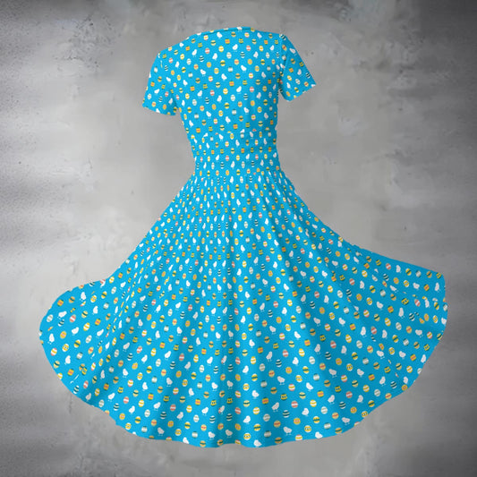 Women's Midi V-Neck Dress