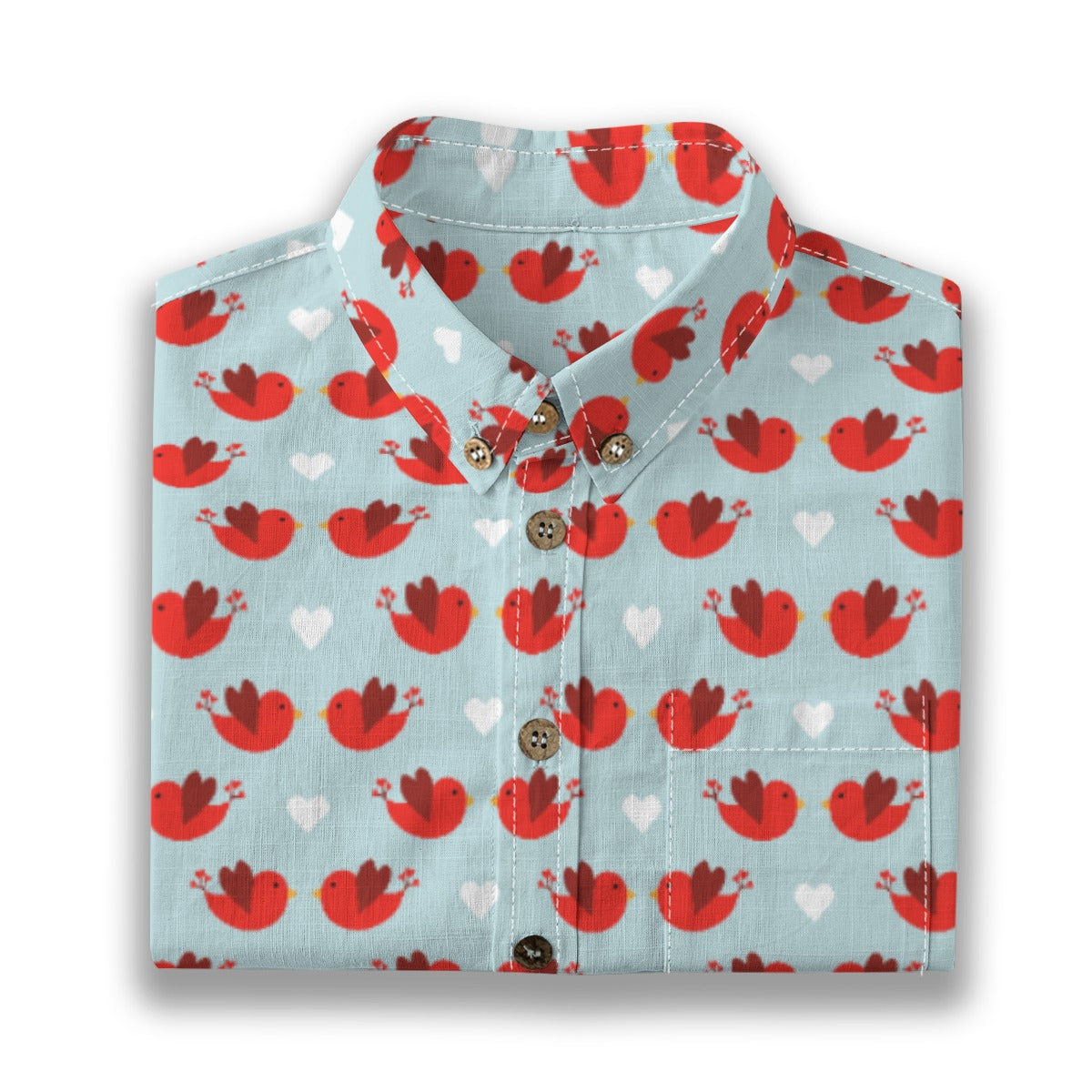 Kids' Cotton Button-Up Shirt