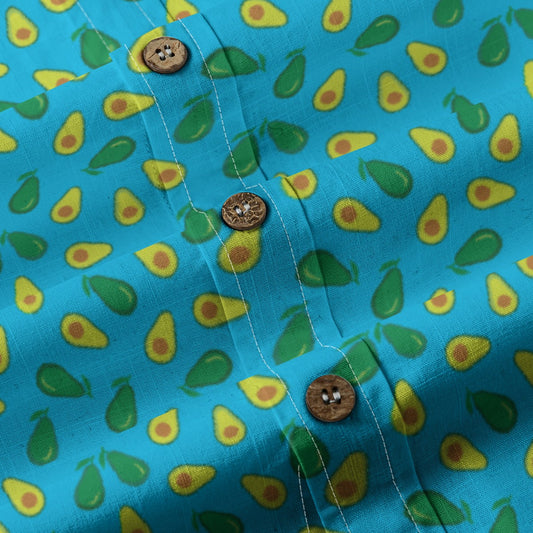 Men's Cotton Button-Up Shirt