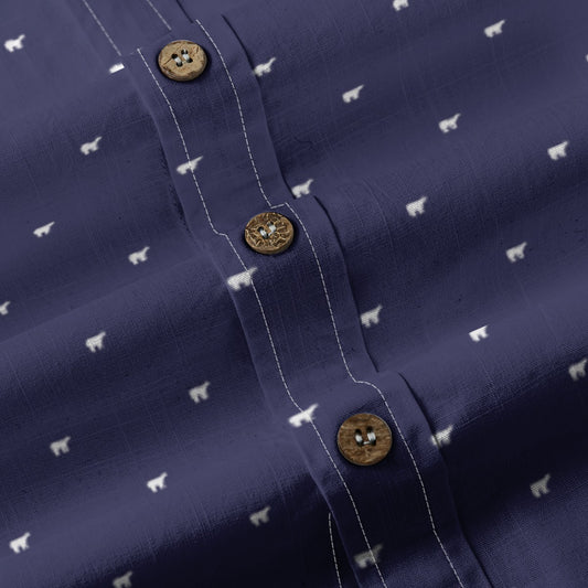 Men's Cotton Button-Up Shirt