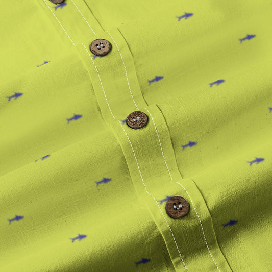 Kids' Cotton Button-Up Shirt