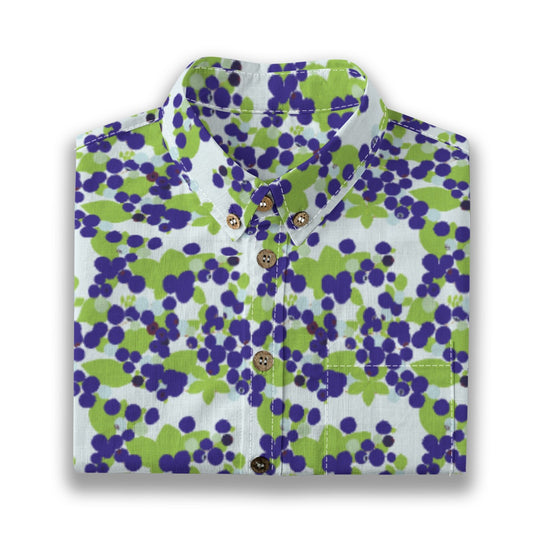 Kids' Cotton Button-Up Shirt