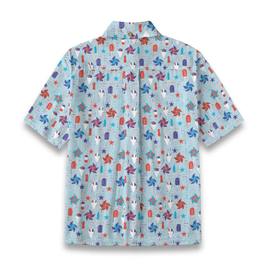 Kids' Cotton Button-Up Shirt