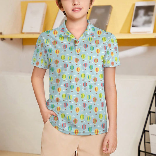 Kids' UPF50+ Polo Shirt