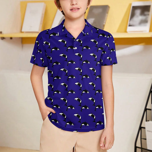 Kids' UPF50+ Polo Shirt