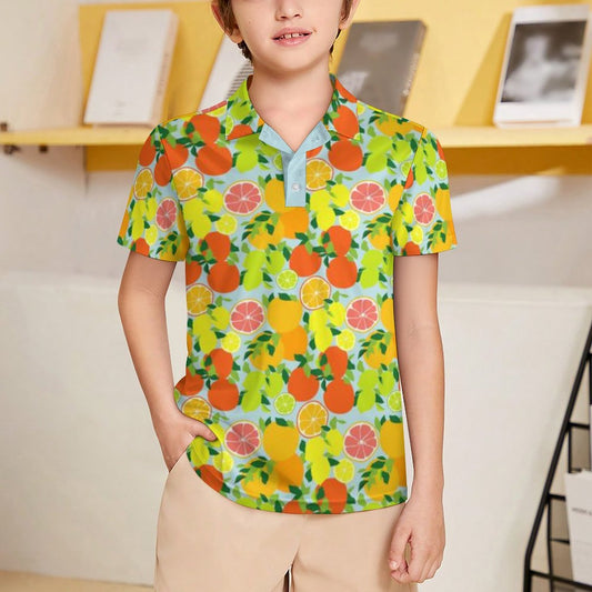 Kids' UPF50+ Polo Shirt