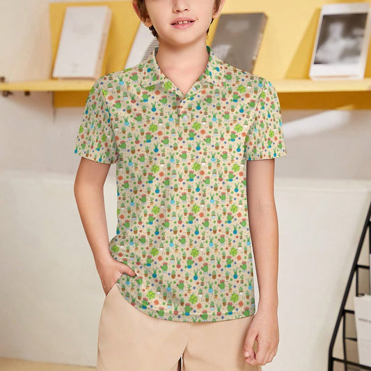 Kids' UPF50+ Polo Shirt