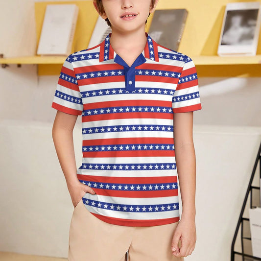 Kids' UPF50+ Polo Shirt