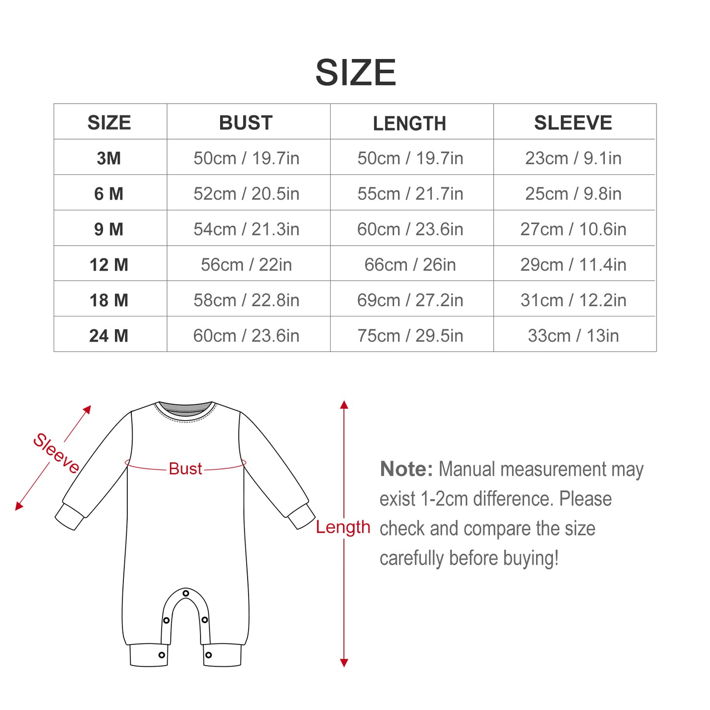180gsm Baby Romper-9 Sites(All-Over Printing)