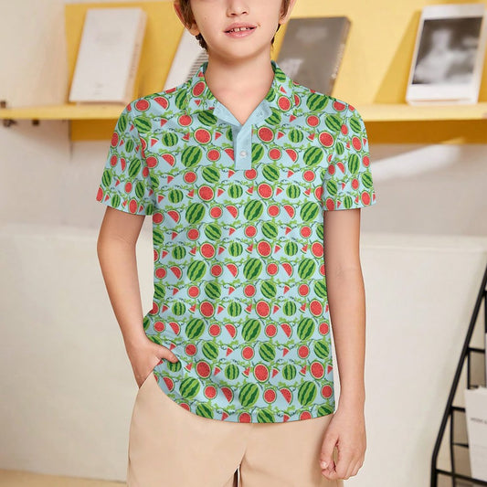 Kids' UPF50+ Polo Shirt