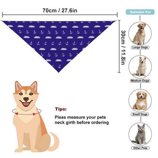 Pet Tie-On Bandana