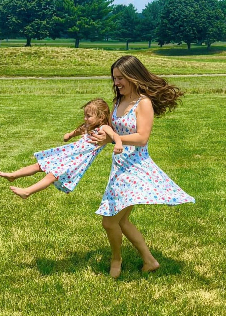 Women's Sleeveless Twirl Dress