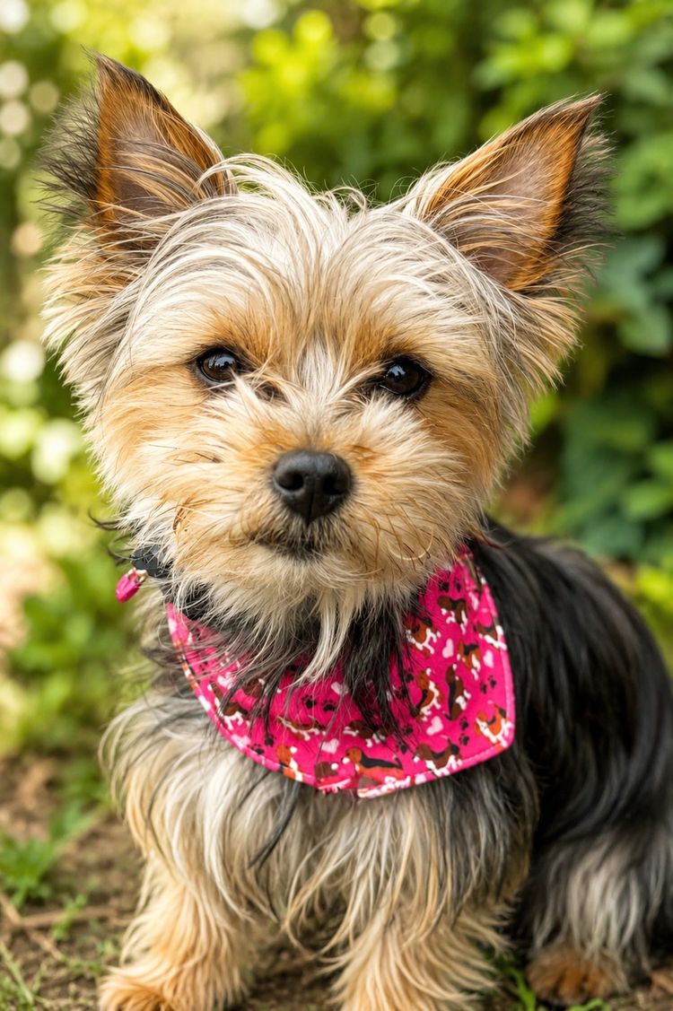Pet Cotton Snap Bandana
