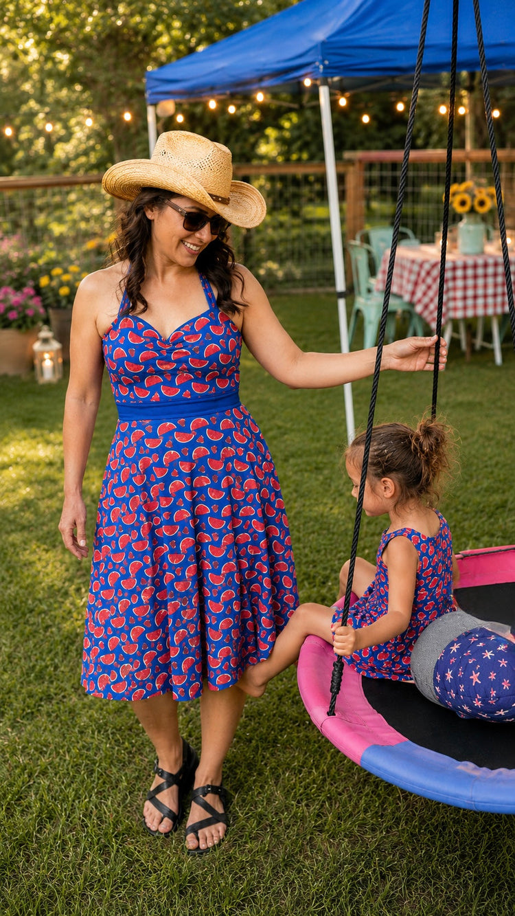 Women's Sweetheart Halter Dress