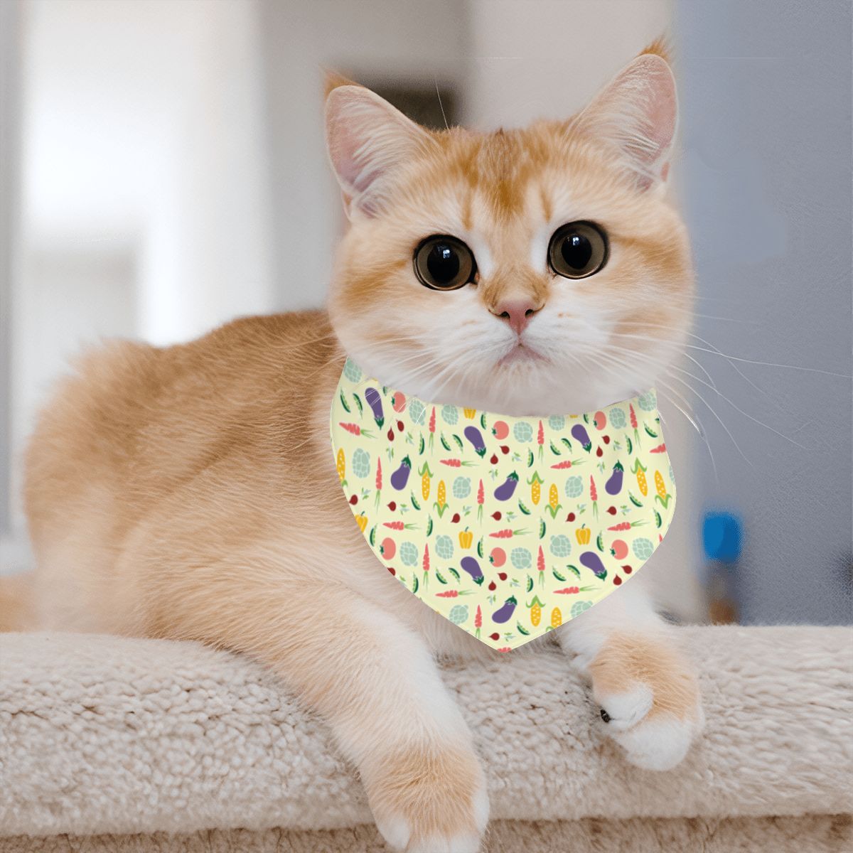 Pet Cotton Snap Bandana