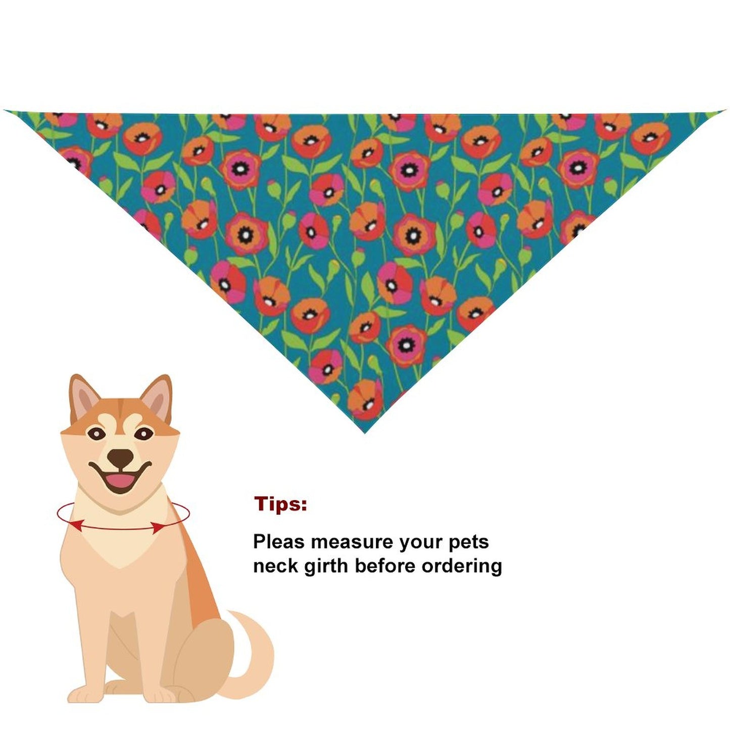 Pet Tie-On Bandana