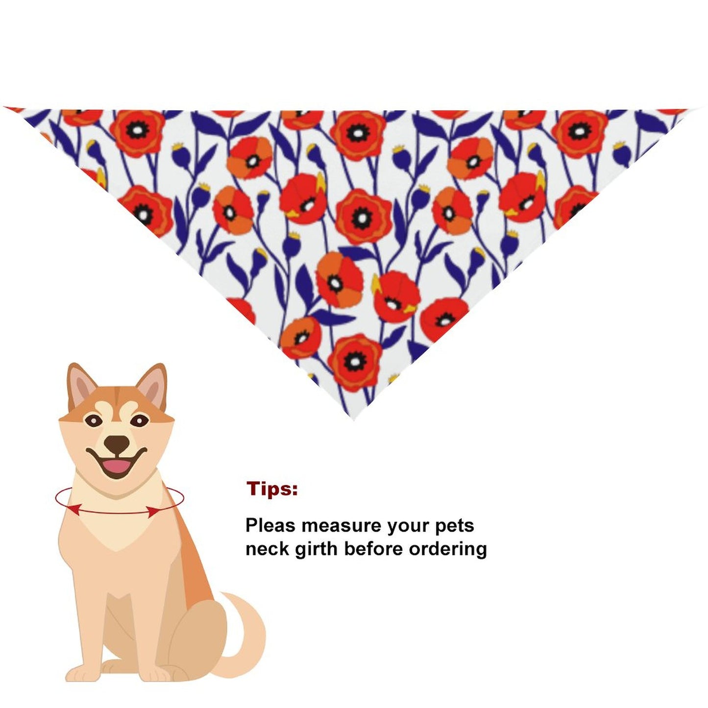 Pet Tie-On Bandana