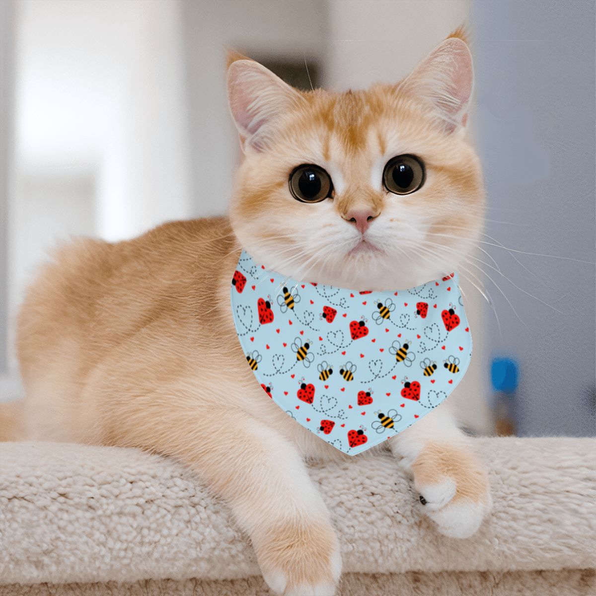 Pet Cotton Snap Bandana