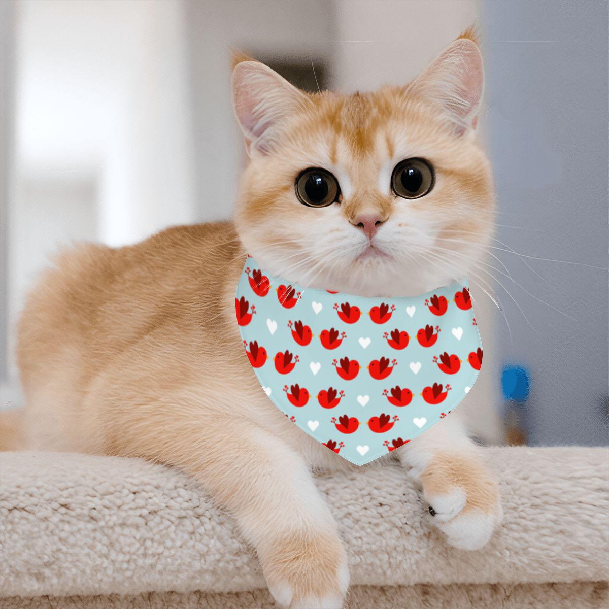 Pet Cotton Snap Bandana