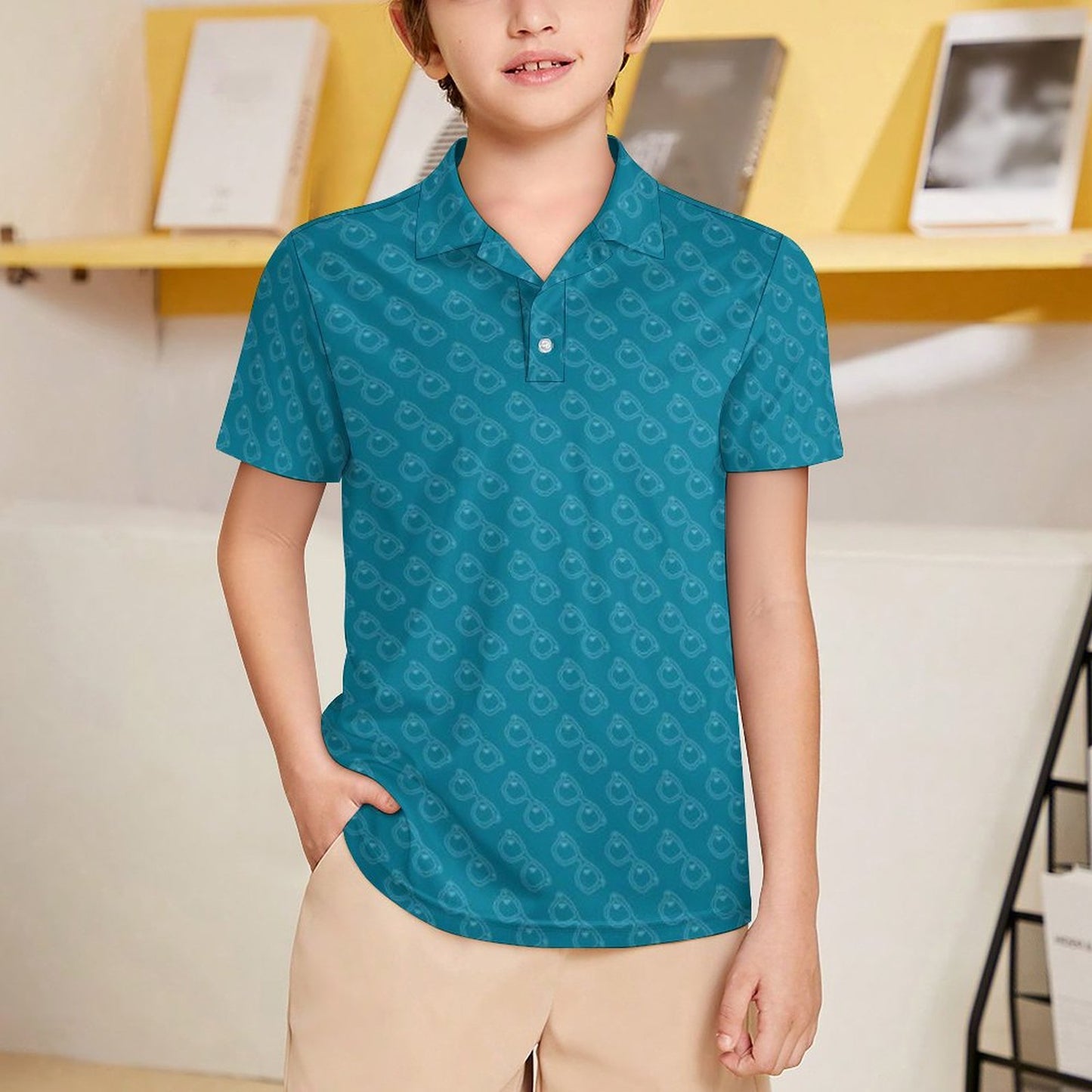 Kids' UPF50+ Polo Shirt