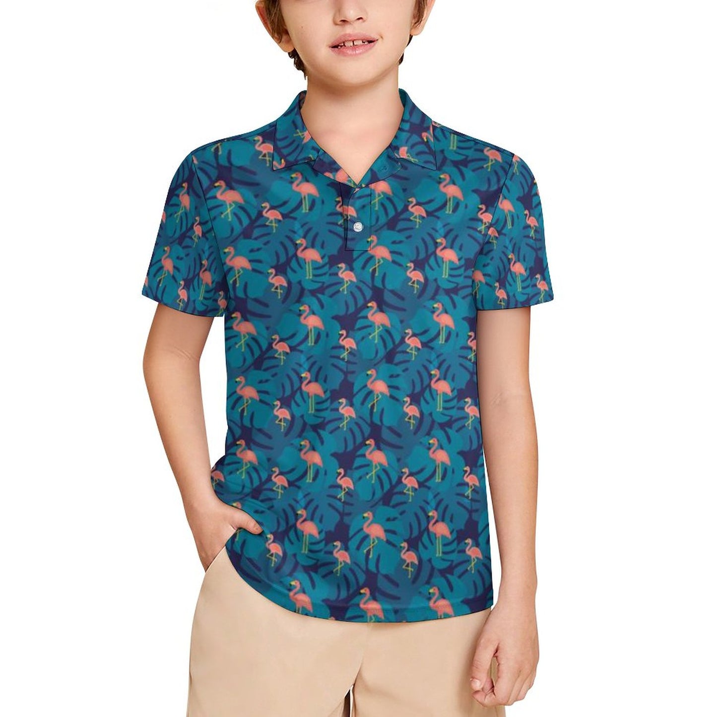 Kids' UPF50+ Polo Shirt