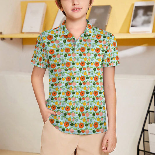 Kids' UPF50+ Polo Shirt