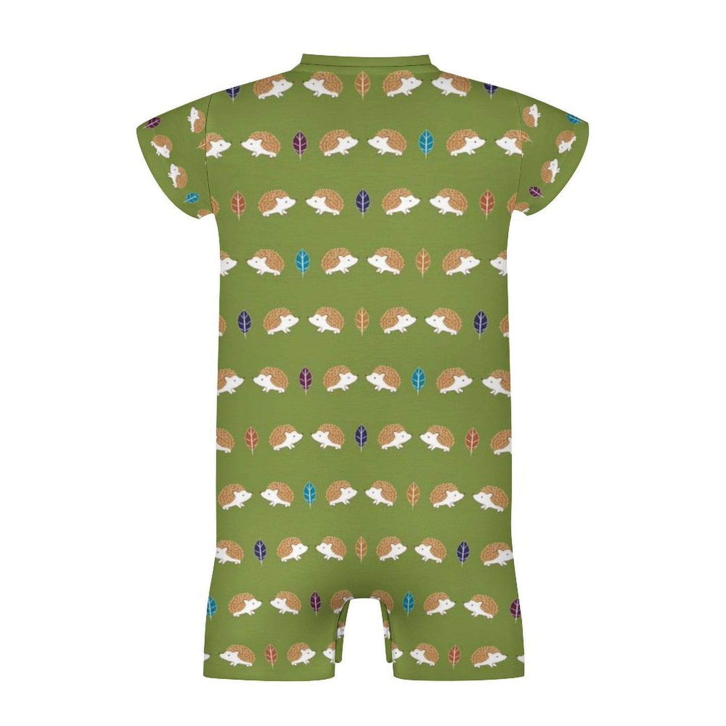 180gsm Faux Cotton Short Sleeve Baby Bodysuit Romper(All-Over Printing)