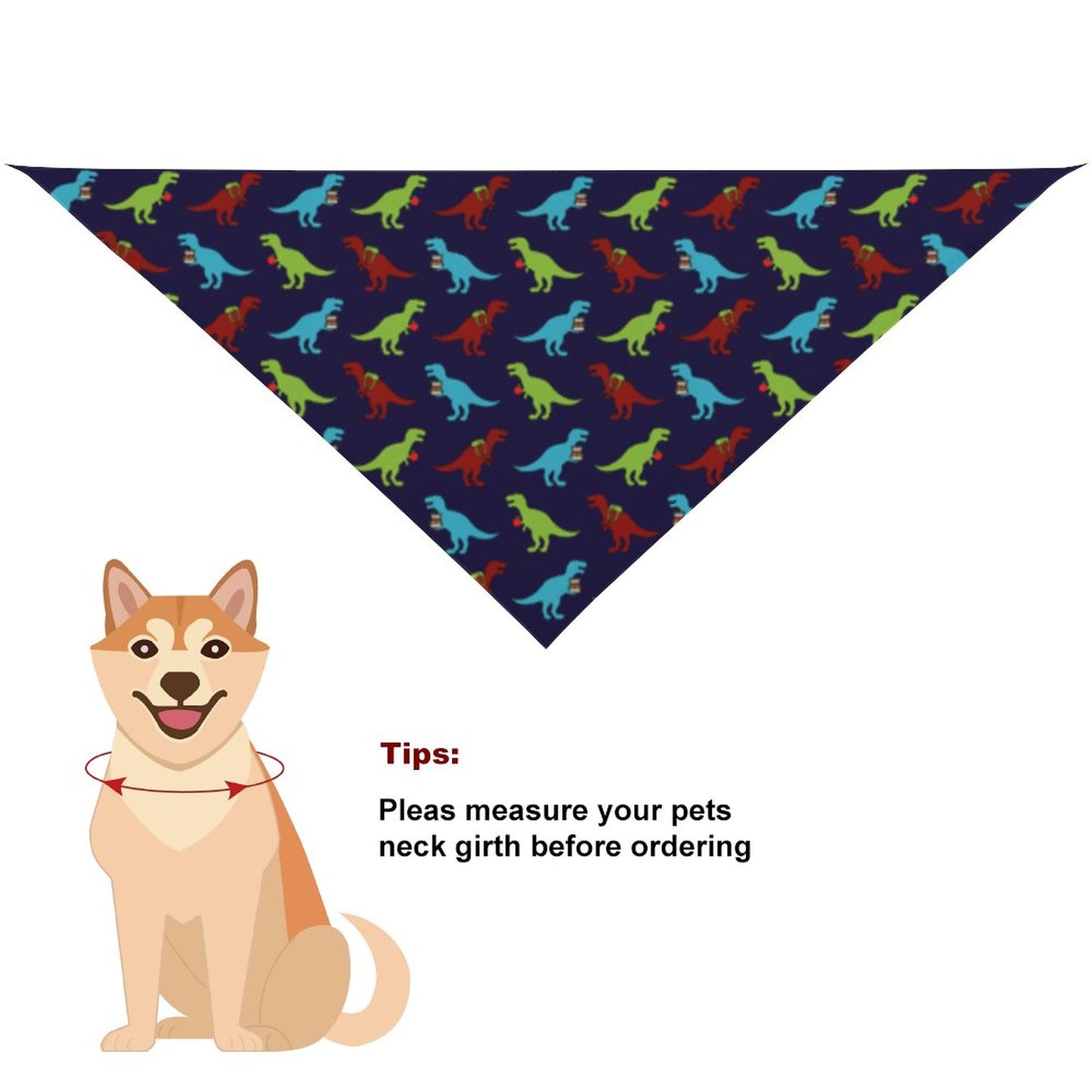 Pet Tie-On Bandana
