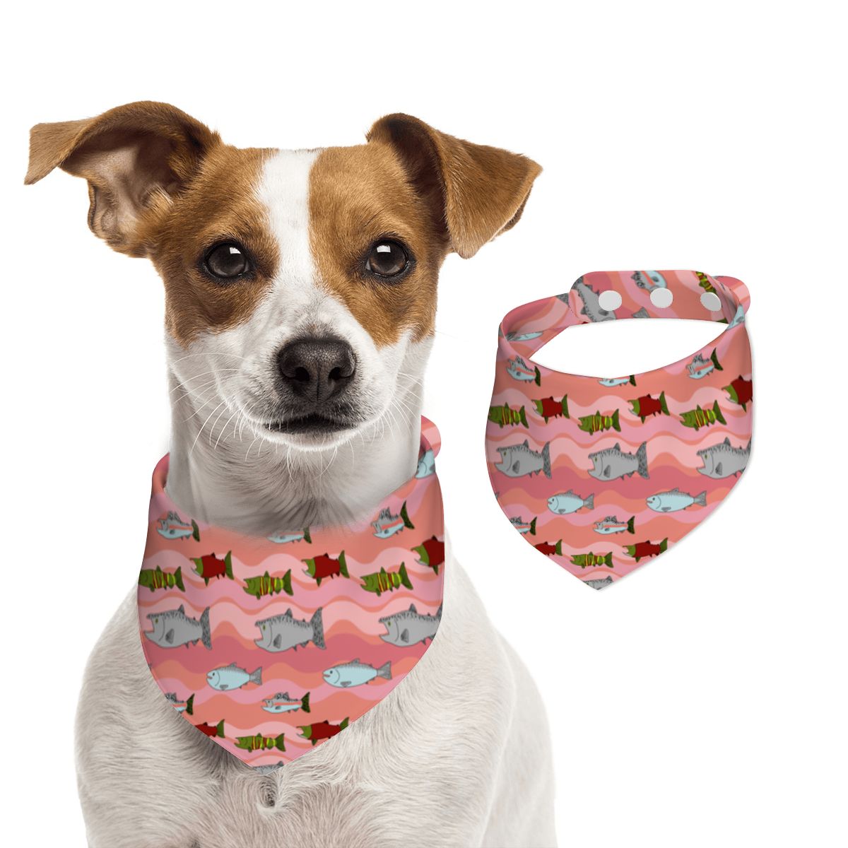 Pet Cotton Snap Bandana
