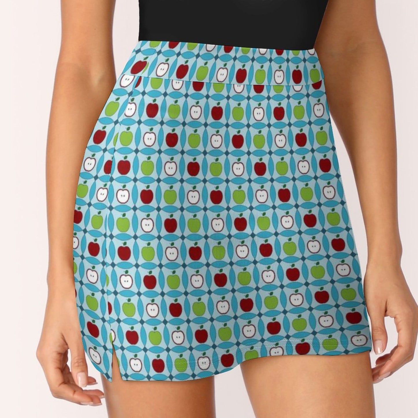 Anti-peep Skort with Pocket(All-over Printing)