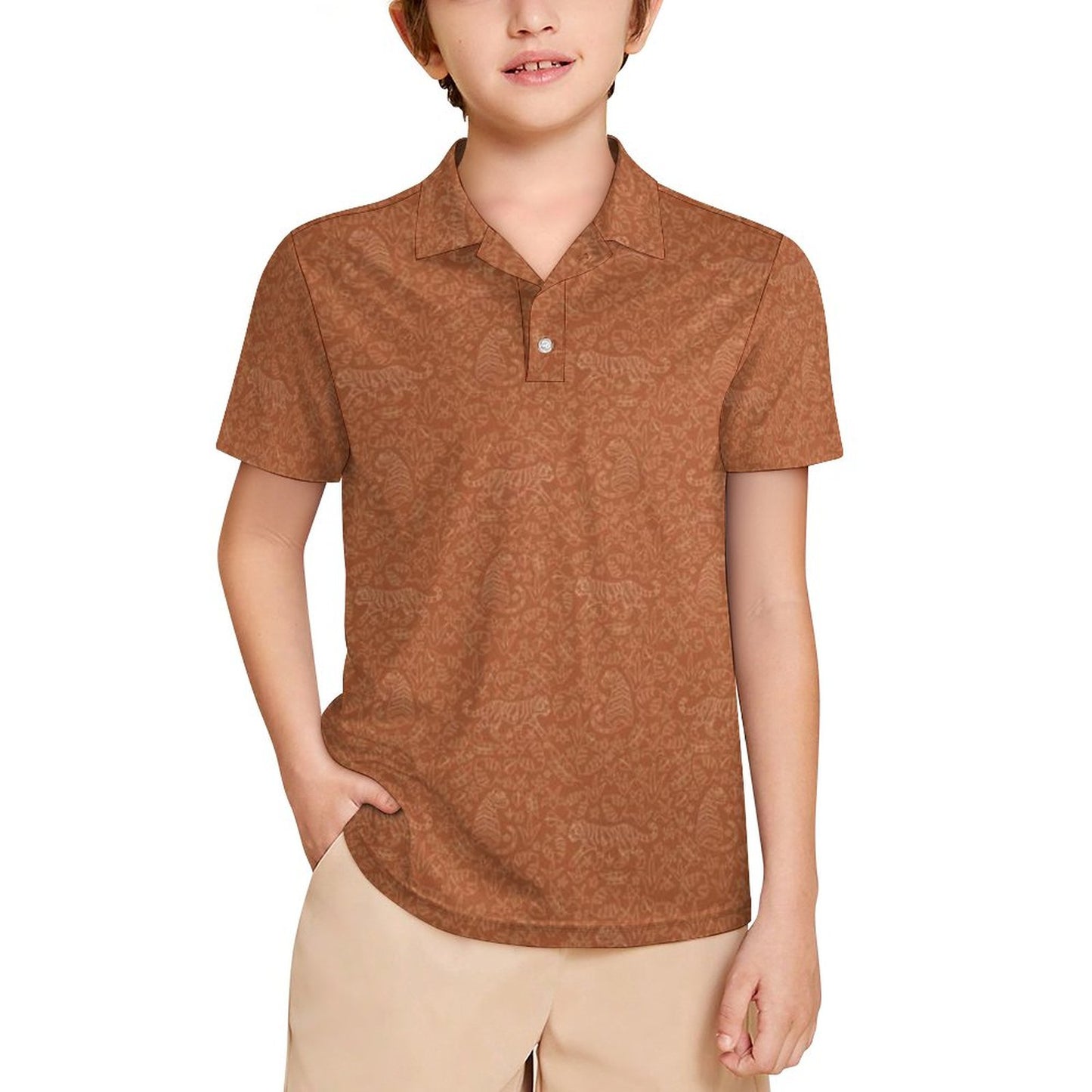 Kids' UPF50+ Polo Shirt