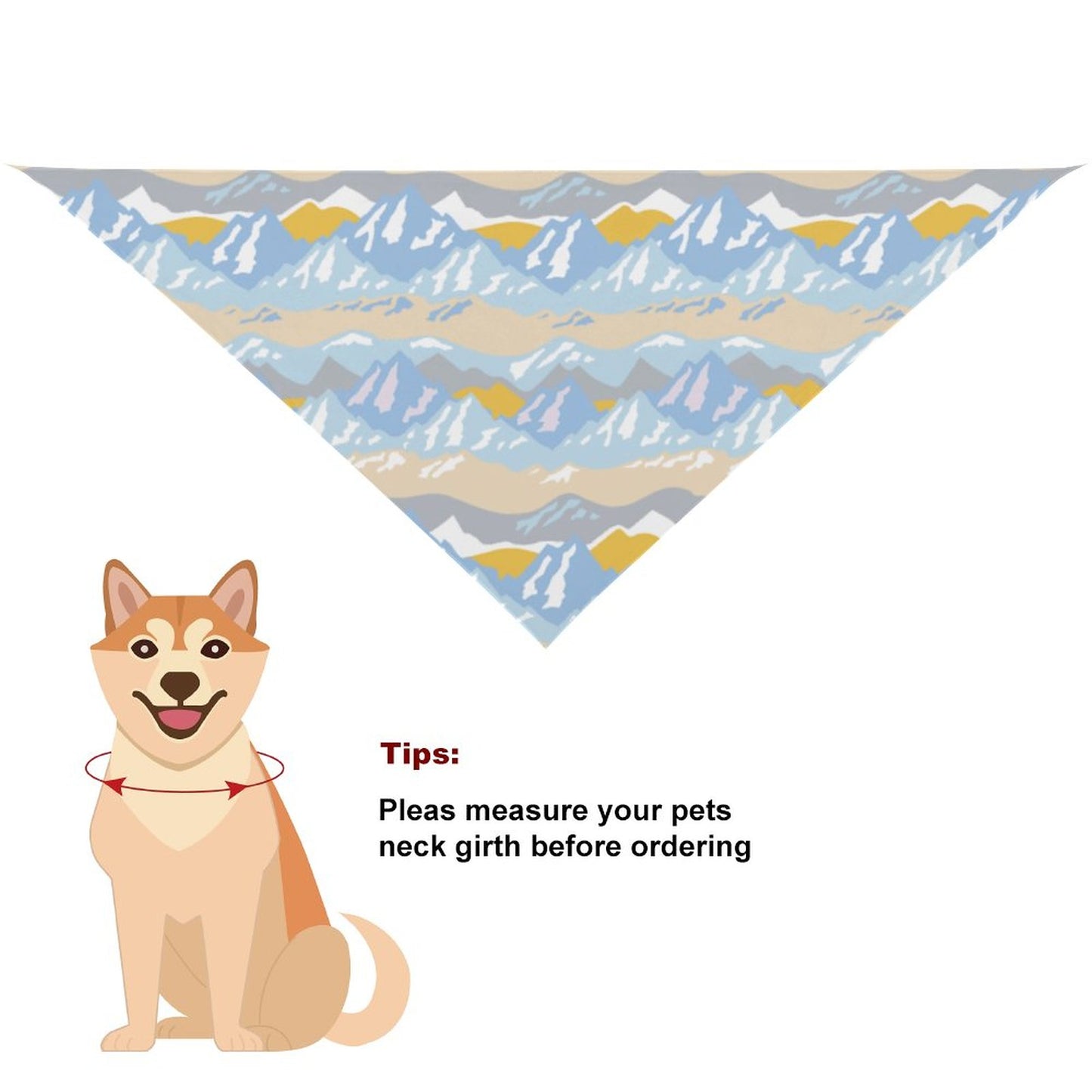 Pet Tie-On Bandana