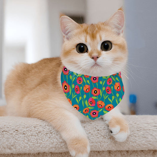 Pet Cotton Snap Bandana
