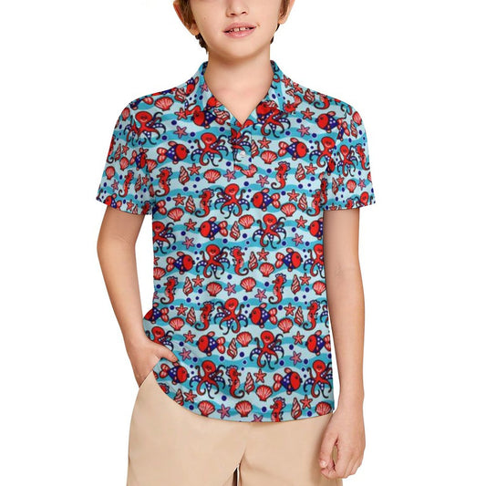Kids' UPF50+ Polo Shirt