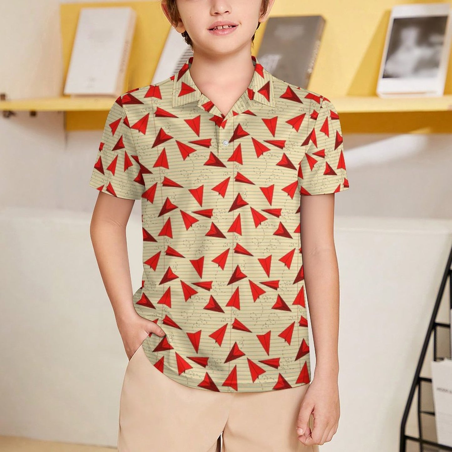 Kids' UPF50+ Polo Shirt