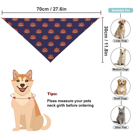 Pet Tie-On Bandana