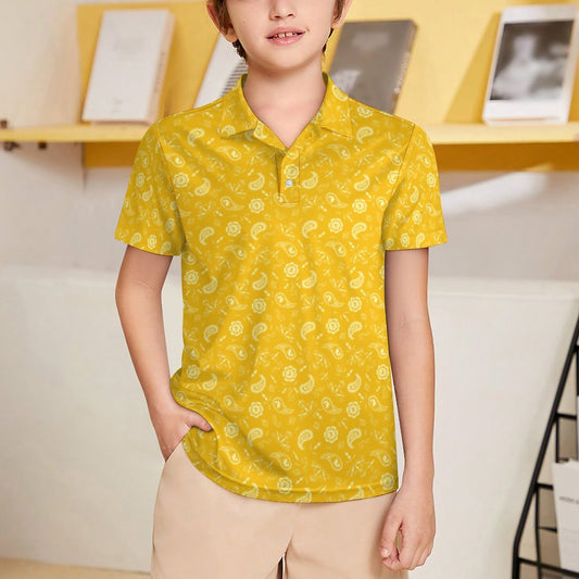 Kids' UPF50+ Polo Shirt