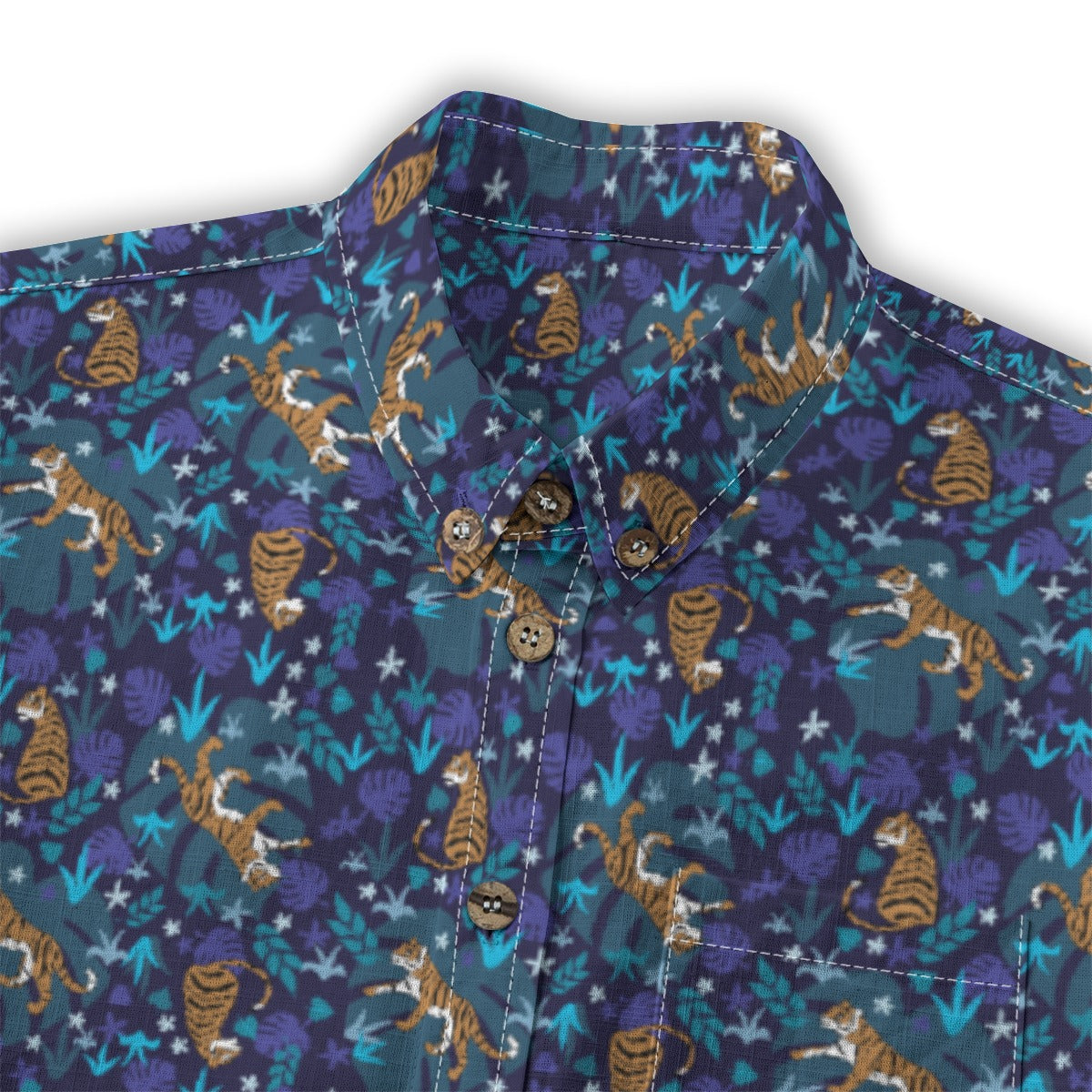 Kids' Cotton Button-Up Shirt